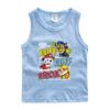 Wangwang - Chaleco para niños, camiseta sin mangas de verano para niños, ropa exterior de algodón para niñas, camisa de fondo