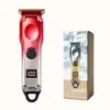 Cortador de cabelo elétrico com display digital LCD gradiente transfronteiriço, aparador de cabelo elétrico de escultura específico para salão, pequeno aparador recarregável para uso doméstico