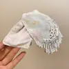 Presilha de cabelo com laço estampado em acrílico, luxo leve e alta moda, pinça de garra estilo étnico, design único, acessório de cabelo de nicho para mulheres
