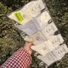 Meias Esportivas de Algodão Inos para Homens e Mulheres de Cano Médio Meias de Algodão com Tela Estilo College Fresco 26 Nova Coleção Primavera e Verão