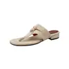 Chanclas de Moda Europea y Americana con Borlas, Versátiles Sandalias de Tacón Bajo para Mujer, Estilo Veraniego