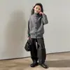Chaleco suéter de otoño e invierno para niñas 2026 casual estilo coreano para niños medianos y grandes, top de punto reversible