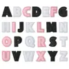 Patches bordados com letras multicoloridas, patches de reparo sem costura para furos em roupas, patches decorativos DIY para bolsas e cadernos
