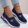 Sapatos Femininos Verão Novos Casuais Temu Fábrica Transfronteiriça Solado Macio Respirável Moda Sapatos de Mãe Tênis Feminino Dropshipping