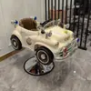 Silla de Peluquería Infantil de Coche de Moda Eléctrica Juguete de Dibujos Animados Silla Elevadora de Corte de Pelo Tienda de Peluquería