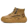 Zapatos de Algodón para Hombre para Exteriores Nieve Noreste 2025 Nuevos Botas de Nieve Cálidas Forradas de Felpa Zapatos de Algodón de Suela Gruesa para Hombre