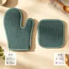 Guantes flexibles multi-color resistentes al desgaste y al calor para uso doméstico, al por mayor, en stock, guantes gruesos para horno de cocina y repostería