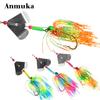 Isca Luya sistema de superfície trator jig micro baixo isca artificial água arremesso longo lantejoulas compostas cara barbudo equipamento de pesca