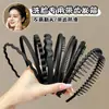 Diadema negra para lavarse la cara para mujer, nuevo modelo 2026, de corona alta, diadema con dientes, accesorio para el cabello de uso diario para mujer