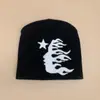 Nuevo Gorro de Punto con Contraste de Color Hip-Hop Estrella Americana para Hombres y Mujeres, Cálido y Personalizado Street Americano Gorro Pullover al por Mayor