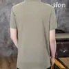 Camiseta de Manga Corta de Seda Helada de Verano para Hombre Camisa Polo Corte Delgado Exportación Cuello Solapa Manga Media Versátil Casual Delgado