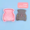 Serie de Juguetes de Halloween Moldes para Galletas Dibujos Animados Coches de Juguete Calabazas Arañas Festival Simulación Impresión 3D Moldes para Niños