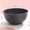 Tazón de Plástico de Paja de Trigo de 15 cm, Tazón Grande para Comida Callejera, Empanadillas, Wontons, Fideos Instantáneos para Dormitorio de Estudiantes, Tazón para Sopa, Tazón para Arroz, Tazón Grande