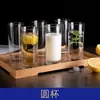 Tetera de Vidrio de Gran Capacidad para Agua Fría Juego de Vasos Gruesos para Agua Juego de Jarras de Vidrio para Cerveza Tetera Doméstica para Agua Fría