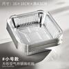 Bandeja Especial de Papel de Aluminio Cuadrada Engrosada para Freidora de Aire Bandeja a Prueba de Aceite para Hornear Barbacoa Casera Bandeja Desechable de Papel de Aluminio