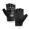 Guantes de Verano de Medio Dedo para Ciclismo Equipo de Entrenamiento para Fitness para Hombre Transpirables Anticaída Motocicleta Antideslizantes Resistentes al Desgaste Transfronterizos A3B1