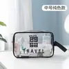 Bolsa de Lavar Transparente Separação Seca e Úmida Bolsa de Lavar Bolsa de Armazenamento PVC de Cor Alta Chá Bolsa de Lavar Bolsa de Cosméticos Transparente