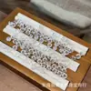 Cristal Blanco Natural Osmanthus Accesorios Diy Cuerda de Mano Tejida a Mano Collar Wen Juego Cuentas de Buda Accesorios de Moda Cuentas