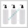 Botella de Líquido para Ducha Blanca de 500 ml Bomba Espiral Botella PET Hospital Botella Secundaria PET de Hombro Redondo Botella de Limpiador Facial de 500 ml