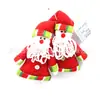 Ventas Directas de Fábrica Nueva Muñeca de Tela de Santa y Muñeco de Nieve Suministros para Decoración de Ventanas Regalo Infantil de Navidad