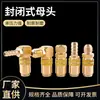 Molde Boquilla de Agua Totalmente de Cobre Conector Hembra Sellado Molde Controlador de Temperatura Codo Conector de Boquilla de Agua