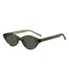 Óculos de Sol Polarizados Retro Europeus e Americanos Estilo Gatinho Armação Pequena para Homens e Mulheres 8665 Propionato Inserido com Pino Tendência Estilo de Rua Proteção Solar Óculos de Sol Gm