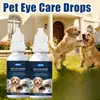 Kineshinex Cuidado Ocular para Mascotas Gotas Humectantes Suaves Adecuadas para Perros y Gatos para Reducir el Lagrimeo y Calmar