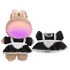 Adecuado para Ropa de Muñeca Labubu, Peluche Vinilo Sentado Fiesta Primera, Segunda y Tercera Generación Traje de Falda de Repuesto