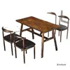 Mesas Retro Comerciales para Restaurantes, Restaurantes de Postres y Snacks, Restaurantes de Barbacoa, Restaurantes de Té de Leche y Hot Pot, Juegos de Mesas y Sillas para Comedor de Comida Rápida