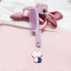 Pente Pequeno Desenho Animado Pingente Fofo Mini Pente de Cabelo para Crianças Menina Pente de Cabelo Portátil para Bebê Pente para Franja Cabelo Quebrado