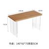 Escritorio de Esquina de Madera Maciza Escritorio para Computadora en Forma de L para Dormitorio en Casa Escritorio de Esquina Simple Moderno Escritorio de Escritura para Estudiantes