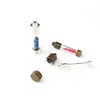 Cubierta de Vidrio Accesorios para Joyería Hechos a Mano DIY Colgante de Cubierta de Vidrio Botella de Tallado en Arroz Arroz Grabado Accesorios de Tubo Recto de 6/8 mm