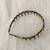 Faixa de Cabelo Acetato Onda Grande em U para Mulheres, Coroa Alta, Para Lavar o Rosto, Acessório de Cabelo que Não Aperta, Faixa Fofa de Usar ao Contrário