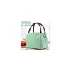 Bolsa para lonchera, lonchera portátil, lonchera de mano engrosada con papel de aluminio, lonchera con bolsa aislante de lona de arroz