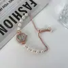Reloj de Trébol de Cuatro Hojas para Mujer, Lujo Ligero, Pulsera de Diamantes de Alta Gama, Diseño Personalizado Transfronterizo, Reloj de Cuarzo, Accesorios Decorados a Mano