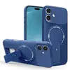 Capa para Celular Pindun com Textura de Fibra de Carbono Adequada para Apple 17Promax Suporte Magnético 16E High-End 11 Trendy 13