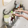 Estante de Almacenamiento para Lavabo con Ventosa Sin Taladrar Grifo Baño Sin Taladrar Colgante de Pared Universal Espejo de Ducha para Baño