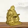 Decoración de Latón Dios de la Riqueza Fugui Wencai Dios Sala de Estar Hogar Tienda Inauguración de Casa Oficina para Venta al por Mayor