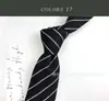 Corbata Gris y Negra para Hombre, Corbata de Algodón de Alta Gama Estilo Coreano Atada a Mano de Color Sólido Rayada para Mujer, Corbata Casual Estilo Británico Universitario sin Corbata