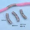 Aleación vintage Plata Xizang codo diy pulsera collar accesorios trenza sucia africana joyería trenza decorativa extensión de cabello tubo