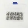 Conjunto de 100/200 Estrelas de Cinco Pontas Rebite Simples Face Metal Caixa Monocromática Botão Estrela de Cinco Pontas Calçados e Chapéus Acessórios DIY Feitos à Mão
