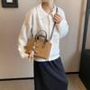 Bolso de hombro tipo cubo retro europeo y americano para mujer de gran capacidad, bolso bandolera 2023 nuevo bolso de mano de moda, bolso bandolera para ir al trabajo