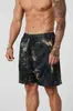 Youngla Americanos Nuevos Pantalones Cortos para Hombre Jogging Deportes Fitness Secado Rápido Transpirables Sueltos Baloncesto Pantalones Cortos de Entrenamiento