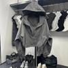 Chaqueta Ropa Estilo Dulce Cool Estilo Americano para Mujer Verano Nuevo Exterior Ligera Protección Solar Ropa Cárdigan con Capucha Top