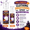 O Spray Iluminador para Fantasias de Halloween KineShineX 60ML é rapidamente absorvido, não gruda e melhora roupas opacas