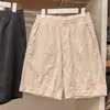 Shorts Lavados Cómodos para Hombre Shorts Casuales 26 Primavera y Verano Estilo Nuevo Cintura Elástica Pantalones de Cinco Puntos 481571