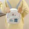 Nueva Mochila de Felpa de Conejo Linda Transfronteriza, Nueva Mochila Pequeña de Dibujos Animados para Niña, Bolso Ita Suave de Chica JK Japonés
