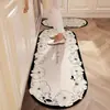 Alfombrilla de Piso de Tierra de Diatomeas Estilo Americano de Gama Alta Retro para Cocina, Alfombrilla Antideslizante Absorbente de Agua de Secado Rápido para el Hogar, Alfombra Resistente al Desgaste y a la Suciedad