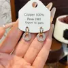 Elegantes pendientes de borla, tachuelas elegantes y chic, colgantes para orejas, hilos para orejas, pendientes versátiles de circonita de moda coreana al por mayor