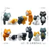 12 estilos de gatinhos da 6ª geração Xiaozhangjia, jardinagem DIY pequeno e fresco, panificação, paisagismo com suculentas e ornamentos decorativos